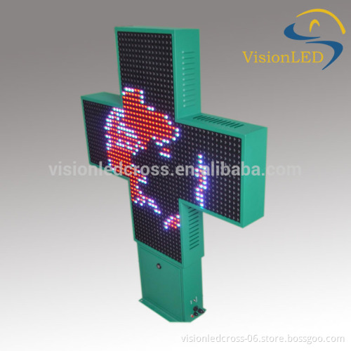 P16 LED Cross Sign Dedicated for Hospital Clinic Pharmacy